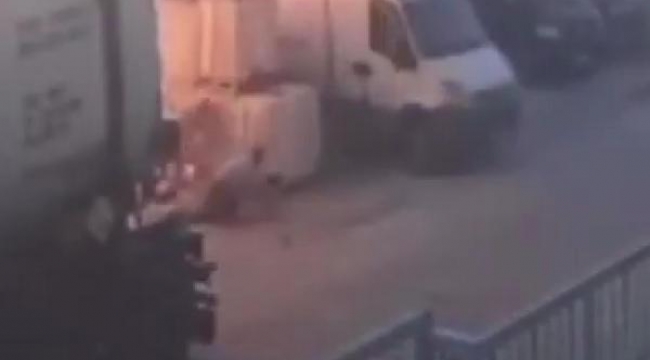 İzmir'de 1 işçinin öldüğü, 1 işçinin de yaralandığı patlamanın görüntüsü ortaya çıktı