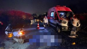 İzmir'de motosiklet devrildi: 1 ölü, 1 yaralı