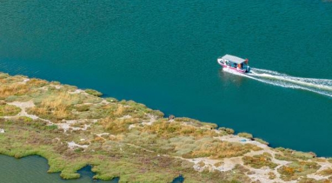 İzmirliler'den tekne ve otobüslerle 'Filamingo' Yolu turu