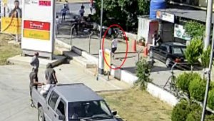 Jandarmaya ateş açılma anları kamerada