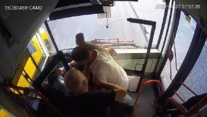 Kadın otobüs şoförüne yumruk! Tutuklandı
