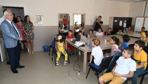 Karabağlar'da çocukların Yaz Okulu keyfi