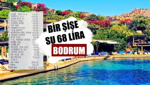 Küçük şişe su 68 liraya satılır mı!