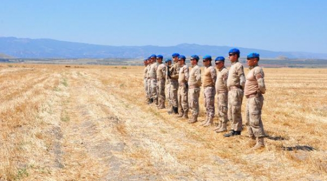 Kuruyan göl işgal edilmesin diye komandolar nöbette