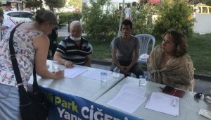 Kuşadası'nda 'Milli Park Yanmasın' kampanyası