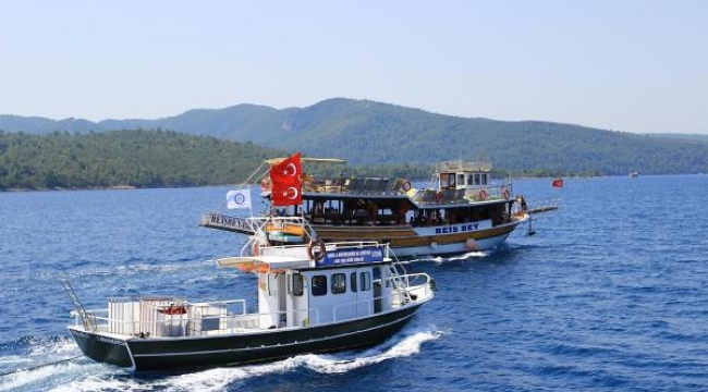 Muğla'da 9 günlük bayram tatilinde de teknelerden atık toplanacak