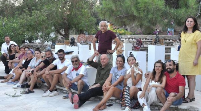 Seramik sanatçıları Datça'da iklim değişikliğine dikkat çekti