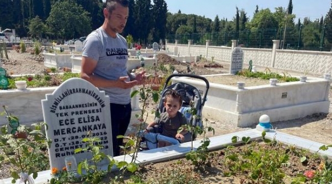 Taburcu olan Ege'den kardeşine en acı ziyaret