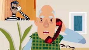 Telefon dolandırıcılığına karşı animasyon filmi