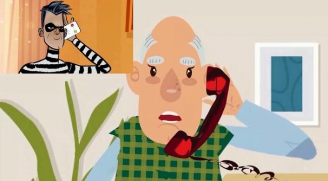 Telefon dolandırıcılığına karşı animasyon filmi