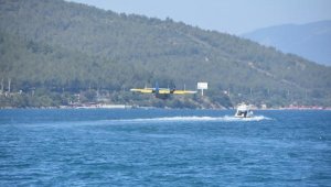 THK'nın 2 uçağı, yangınlara karşı test uçuşunda