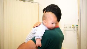 Babasının kaçırıp hastaneye bıraktığı 5 aylık Arel bebek, ailesine teslim edildi