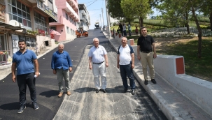 Başkan Selvitopu, mahallelerde asfaltlama çalışmalarını denetledi