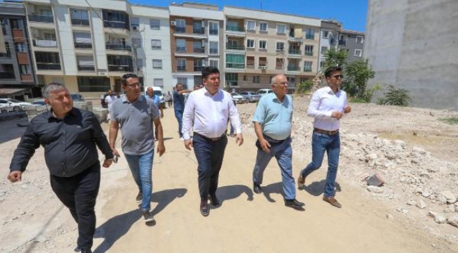 Buca'da yeni yollar için ilk kazma vuruldu