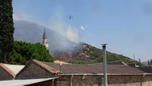 Çanakkale'de makilik yangını, ormana sıçradı