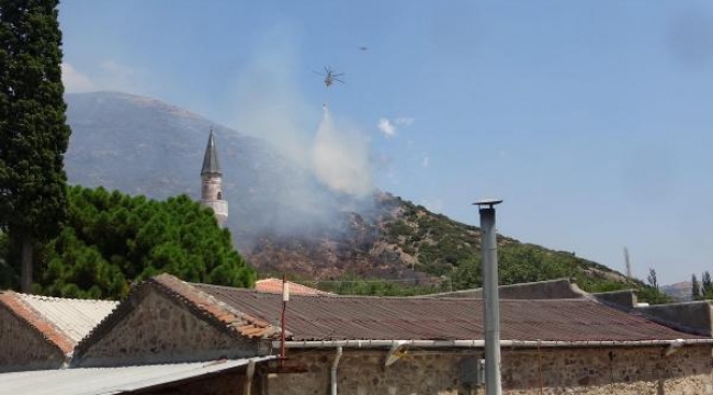 Çanakkale'de makilik yangını, ormana sıçradı