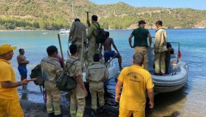 Cennet koydaki yangına zodyaklarla müdahale