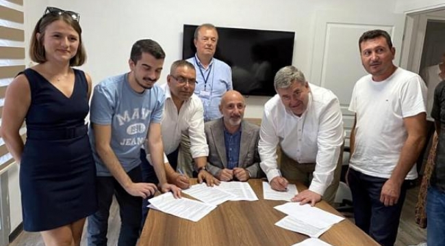 Çeşme'de Toplu İş Sözleşmesi sevinci yaşandı