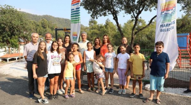 Çocuklar park istedi, belediye yaptı