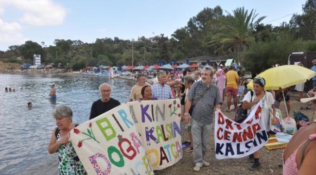 Datça, 'Sahiller Halkındır, Halkın Kalacak' sözleriyle inledi