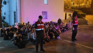 Fethiye'de 92 düzensiz göçmen yakalandı