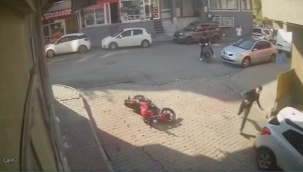 İstanbul'da hırsızlar çaldıkları motosikletin sahibine yakalandı