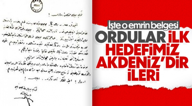 İşte Atatürk'ün verdiği o emir