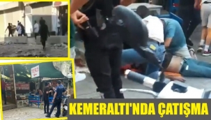 Kemeraltı'nda silahlar sıkıldı!