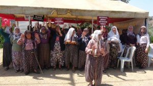 Köylü kadınlar JES'e karşı eylem çadırı kurdu