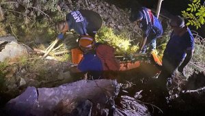 Muğla'da uçuruma düşen orman işçisi öldü