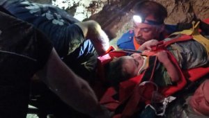 Su kuyusuna düşen Aybars'ı itfaiye kurtardı