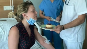 Ünlü oyuncu yeni yaşına hastanede girdi