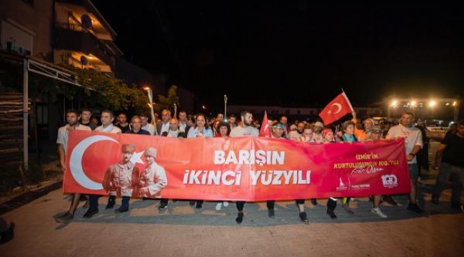 Zafer Yolu kafilesi Afyon'dan İzmir'e meşaleyle yola çıktı