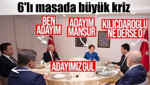 6'lı masada aday kim olacak krizi
