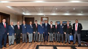 Balıkesir'de gazilerden belediyeye ziyaret