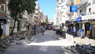 Batur'dan sokak yenileme çalışmalarına yerinde inceleme