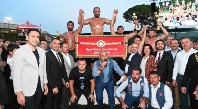 Bigalı Mehmet Çavuş Güreşleri'nde başpehlivan Ali Gürbüz oldu
