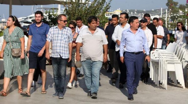 Bodrum Belediye Başkanı Ahmet Aras'tan mahalle ziyaretleri