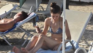 Bodrum'da plajlar yabancı turistlere kaldı