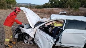Büşra hemşire kazada öldü, eşi ve çocuğu yaralı