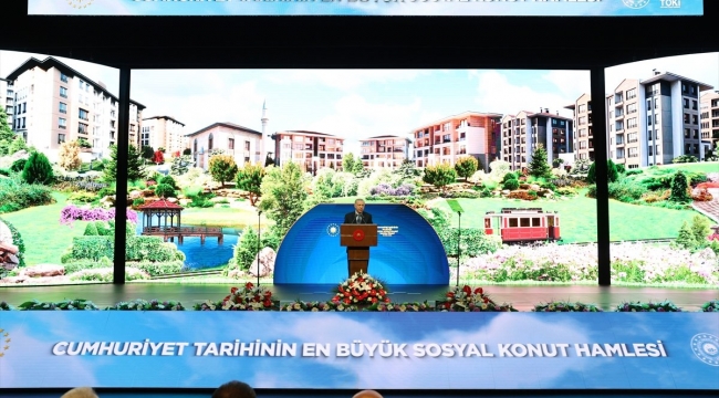 Cumhuriyet tarihinin en büyük sosyal konut projesinin detayları