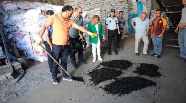 Denizli Büyükşehir Belediyesi'nden kömür satış noktalarına denetim
