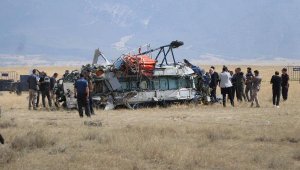 Denizli'de düşen helikopterin enkazı kaldırıldı, 5 yaralıdan 1'i taburcu oldu
