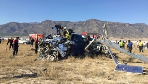 Düşen helikopterdeki ölü sayısı 2'ye çıktı