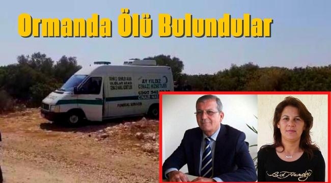 Emekli astsubay ile hemşire ormanda tabancayla vurulmuş olarak ölü bulundu