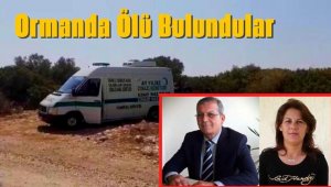 Emekli astsubay ile hemşire ormanda tabancayla vurulmuş olarak ölü bulundu