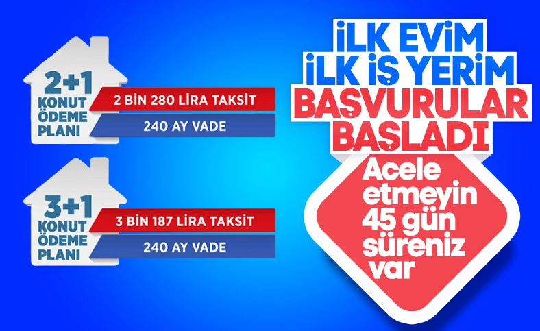 En büyük konut projesi başvuruları başladı