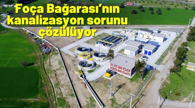 Foça Bağarası'nın kanalizasyon sorunu çözülüyor