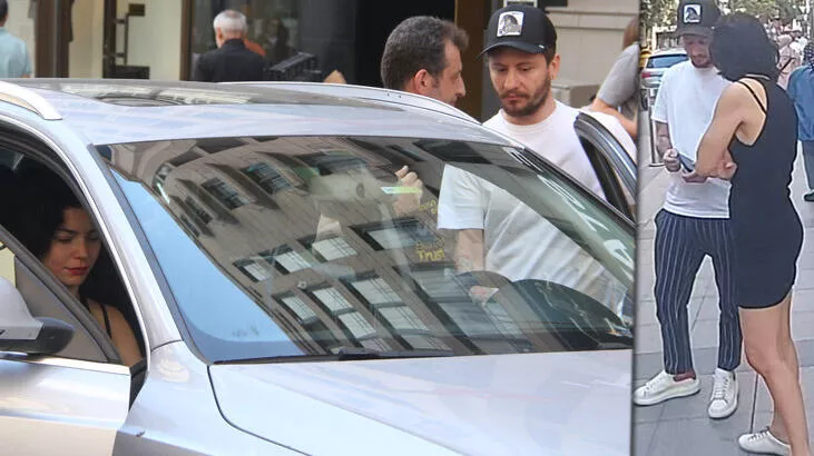 İki ünlü sevgili sokak ortasında tartıştı