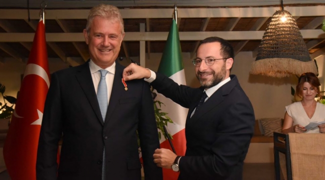 İzmir Ticaret Odası Başkanı Özgener'e İtalya Devlet Nişanı verildi
